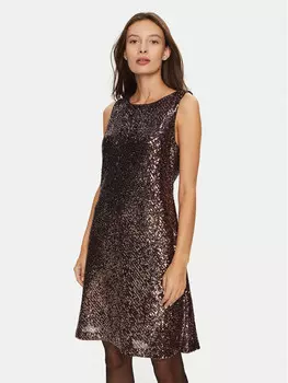 Коктейльное платье узкого кроя Dkny, коричневый