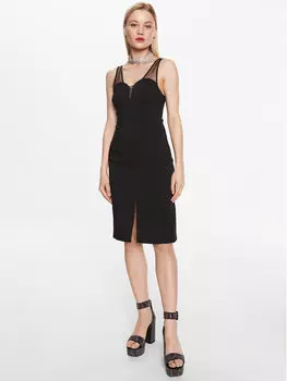 Коктейльное платье узкого кроя Kontatto, черный