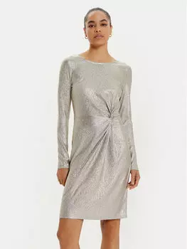 Коктейльное платье узкого кроя Oui, золотой