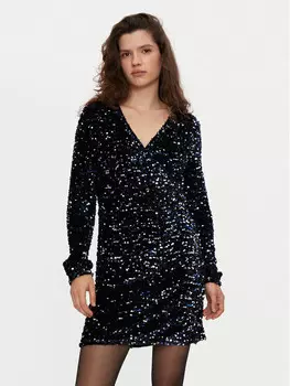 Коктейльное платье узкого кроя Pieces, черный