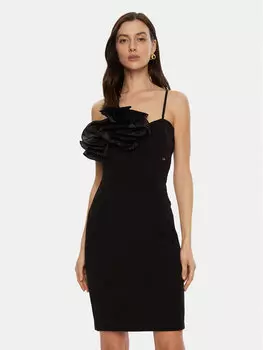 Коктейльное платье узкого кроя Rinascimento, черный