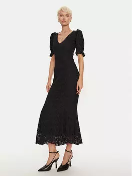 Коктейльное платье узкого кроя Rotate, черный