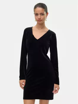 Коктейльное платье узкого кроя Vero Moda, черный
