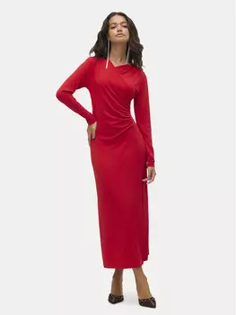 Коктейльное платье узкого кроя Vero Moda, красный