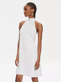 Коктейльное платье узкого кроя Yas, белый