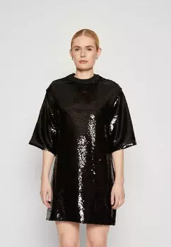 Коктейльное платье / Вечернее платье AllSaints ПЛАТЬЕ SPARKLE, черный