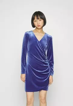 Коктейльное платье / Вечернее платье PCJOANNA SHORT DRESS Pieces Petite, Королевский синий