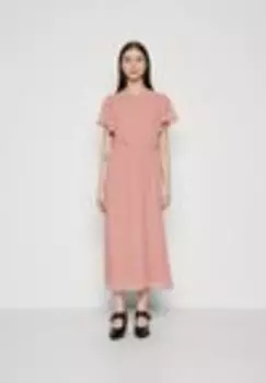 Коктейльное платье / Вечернее платье VIMICADA O NECK MIDI DRESS Vila, светло-розовый