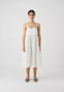 Коктейльное платье / Вечернее платье YASJANNA STRAP MIDI DRESS CELEB YAS, белый