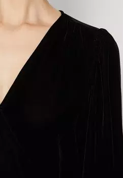 Коктейльное платье / Вечернее платье Wrap Mini GAP, черное