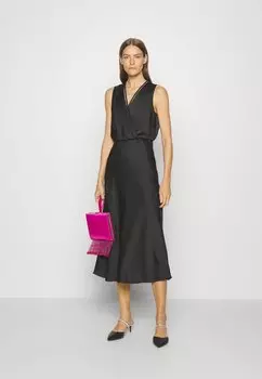 Коктейльное платье / Вечернее платье Stud Strap Midi Drss DKNY, черное