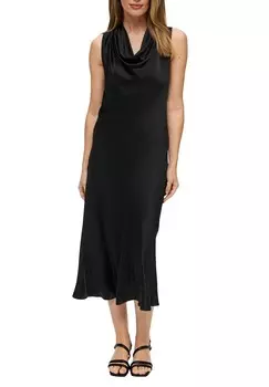 Коктейльное платье / Вечернее платье WASSERFALL-AUSSCHNITT s.Oliver BLACK LABEL, черный