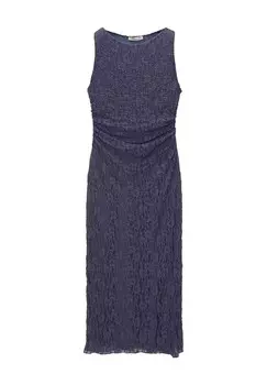 Коктейльное платье / Вечернее платье SLEEVELESS PULL&BEAR, сине-серый