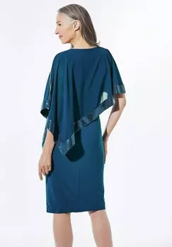 Коктейльное платье / Вечернее платье MIT RAFFINIERTEM GOLDNER, синий