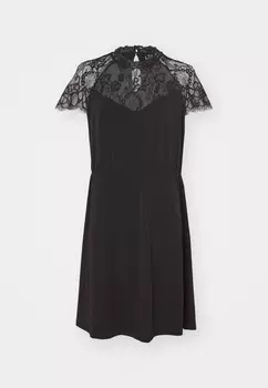 Коктейльное платье / Вечернее платье VMCMILLA SHORT DRESS Vero Moda Curve, черный