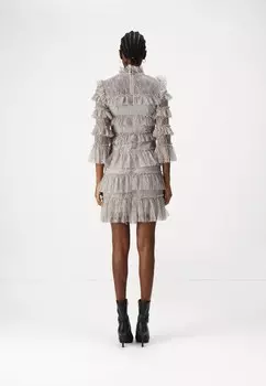 Коктейльное платье / Вечернее платье CARMINE MINI DRESS By Malina, серый