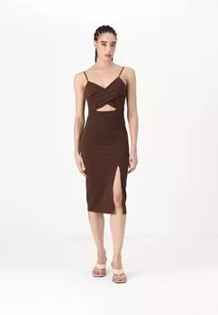 Коктейльное платье / Вечернее платье TINA DRESS WAL G., темно-коричневый