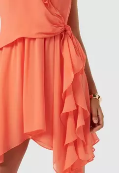 Коктейльное платье / Вечернее платье RUFFLE MINI DRESS Forever New, абрикос