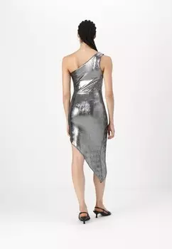 Коктейльное платье / Вечернее платье HALI DRESS WAL G., серебристый