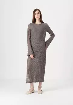 Коктейльное платье / Вечернее платье NMLINE DRESS Noisy May, серый