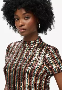 Коктейльное платье / Вечернее платье SEQUIN Superdry, светло-желтый