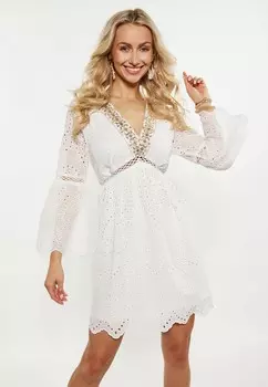 Коктейльное платье / Вечернее платье IZIA, белый