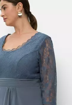 Коктейльное платье / Вечернее платье KLEID Sheego, сине-серый