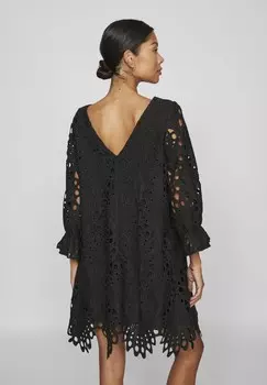 Коктейльное платье / Вечернее платье VIKABELA ANGLAISE DRESS VILA, черный