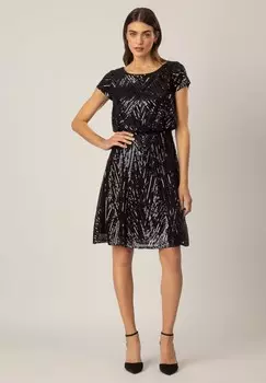 Коктейльное платье / Вечернее платье PAILLETTEN BESTICKTES Apart, черный