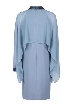 Коктейльное платье / Вечернее платье MIT STEHKRAGEN Vera Mont, сине-серый