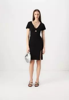 Коктейльное платье / Вечернее платье BERNADETTE CUT OUT MIDI DRESS WAL G., черный