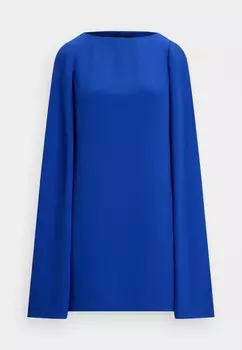 Коктейльное платье / Вечернее платье CAPE GEORGETTE COCKTAIL DRESS Lauren Ralph Lauren, синий