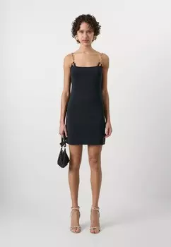 Коктейльное платье / Вечернее платье GAP X CULT GAIA CHAIN SLIP DRESS GAP, черный