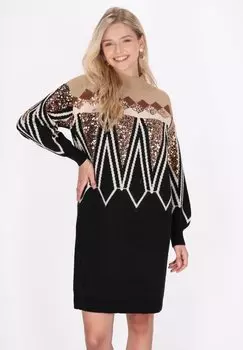 Коктейльное платье / Вечернее платье IZIA, бежевый