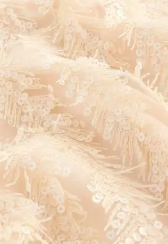 Коктейльное платье / Вечернее платье LONG SLEEVE V-NECK FRINGE SEQUIN MINI-REGULAR FIT Next, светло-розовый