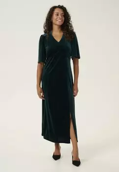 Коктейльное платье / Вечернее платье PATIVA KIM FIT Cream, темно-зеленый