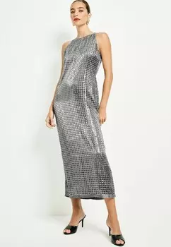 Коктейльное платье / Вечернее платье TALL SEQUIN RACER MIDI Next, серебристый