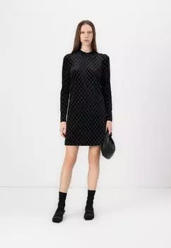 Коктейльное платье / Вечернее платье VININI HIGH NECK SHORT DRESS VILA, черный