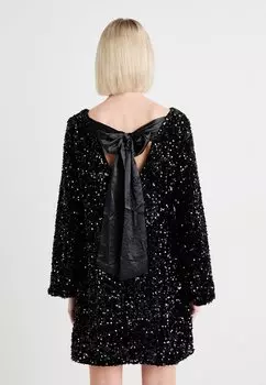 Коктейльное платье / Вечернее платье VMBELLA SHORT DRESS BACK BOW Vero Moda, черный