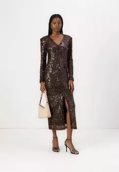 Коктейльное платье / Вечернее платье YASPIO DRESS YAS, бордовый