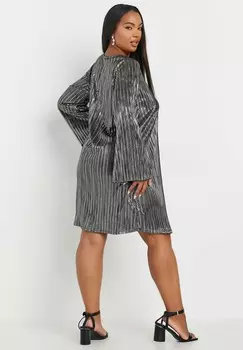 Коктейльное платье / Вечернее платье Yours Clothing, темно-серый