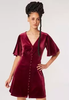 Коктейльное платье / Вечернее платье SLEEVE MINI Apricot, бордовый