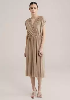 Коктейльное платье / Вечернее платье WE Fashion, золотистый