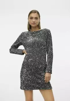 Коктейльное платье / Вечернее платье Vero Moda, темно-серый