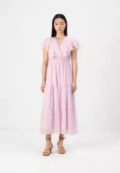 Коктейльное платье / Вечернее платье VIKAREN MIDI FRILL DRESS VILA, фиолетовый