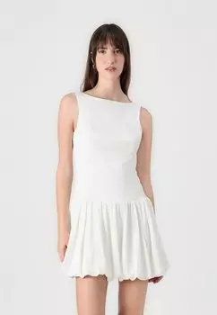 Коктейльное платье / Вечернее платье OPEN BACK BUBBLE Abercrombie & Fitch, серый