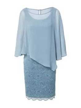 Коктейльное платье Vera Mont, голубое небо