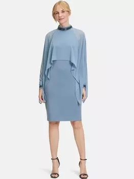 Коктейльное платье Vera Mont, голубой