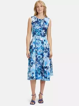 Коктейльное платье Vera Mont, мультиколор