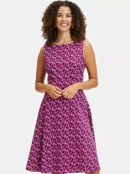 Коктейльное платье Vera Mont, мультиколор